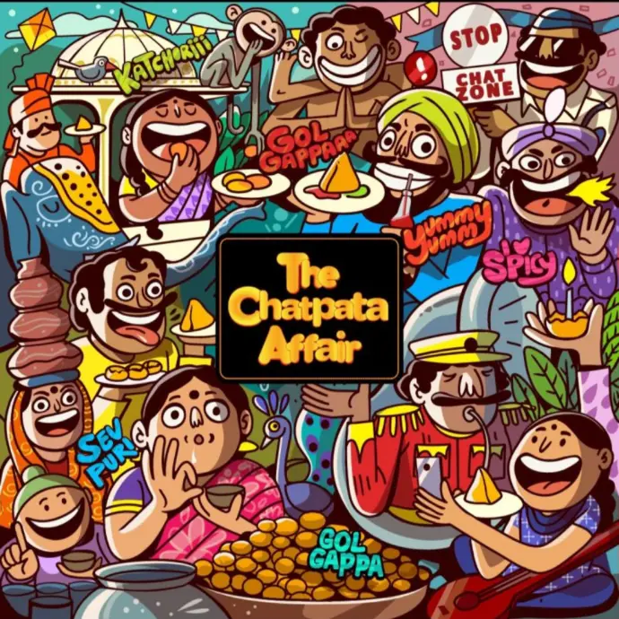 The Chatpata Affair Happy Faces logo